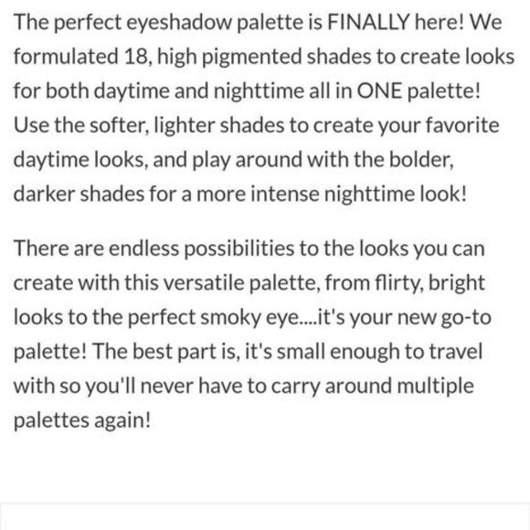 NIB - KAB Cosmetics Day & Night Eyeshadow Palette - Picture 7 of 7